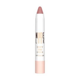 shinny lipstick peachy nude
